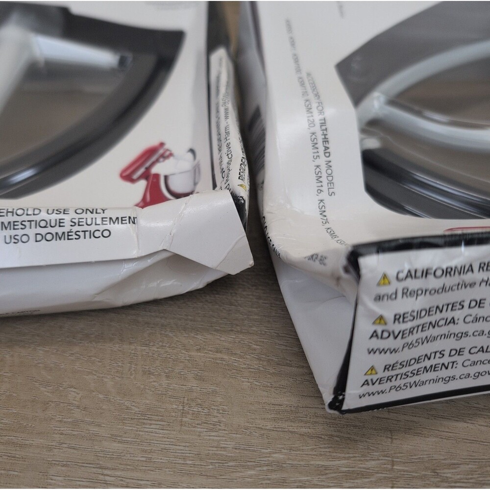 Lot Of 2 KitchenAid Tilt-Head Flex Edge Beater KFE5T for Stand Mixer New OEM - Picture 6 of 8